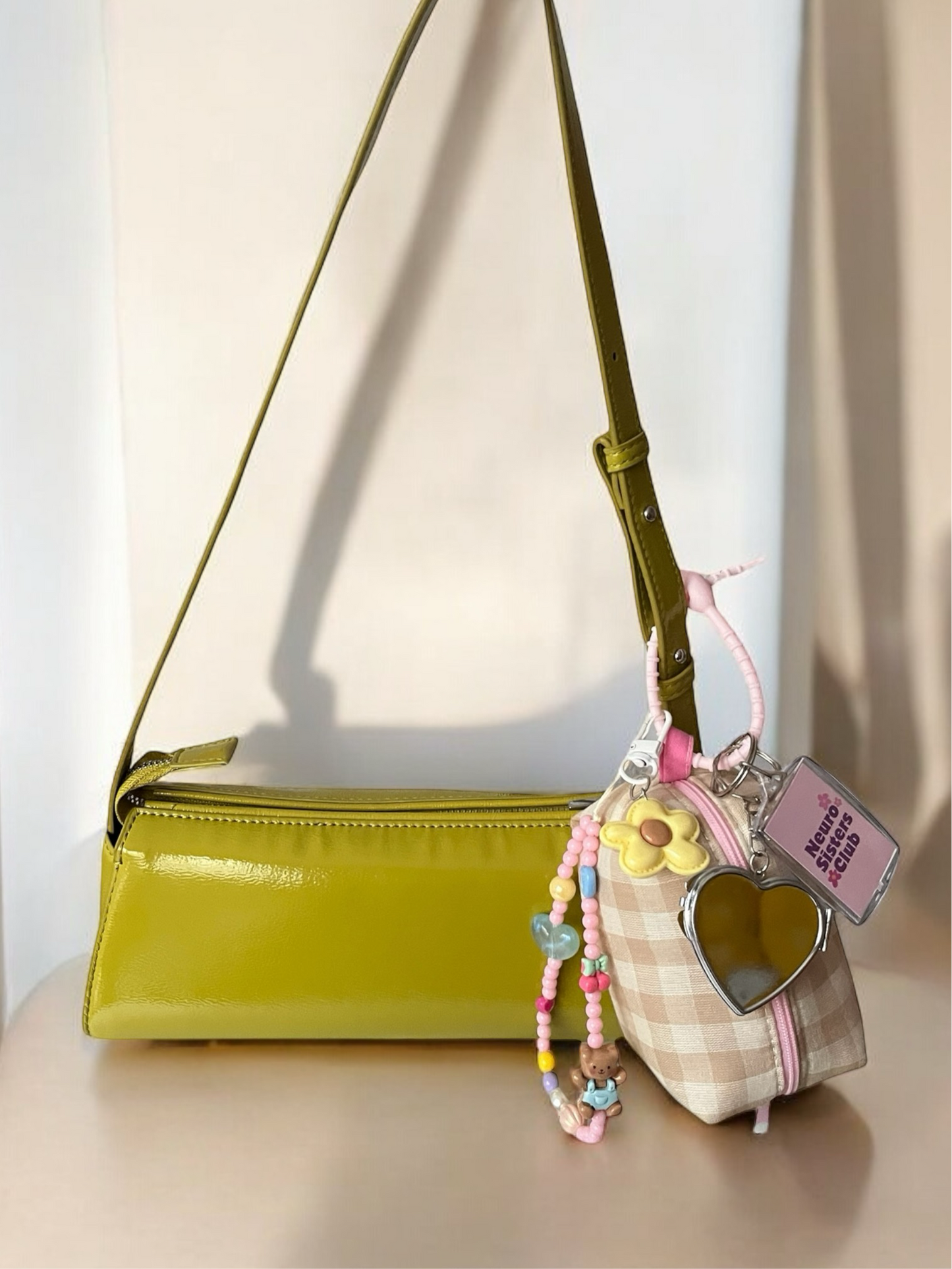 Beige Vichy