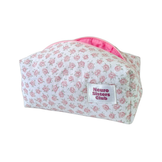 VINTAGE FLOWERS MAKEUP BAG
