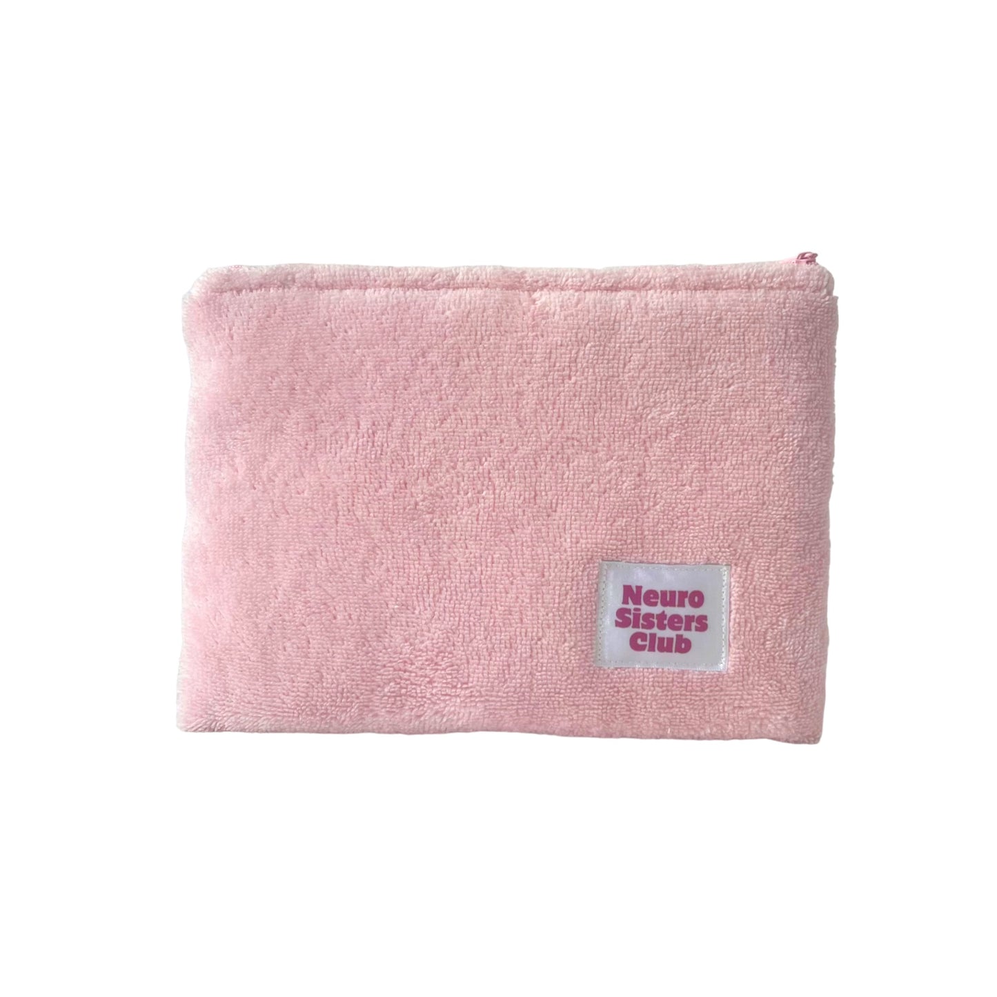 Pink sponge pouch