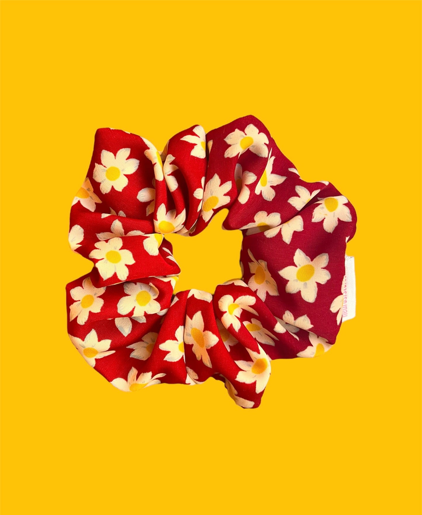 Scrunchie red flower