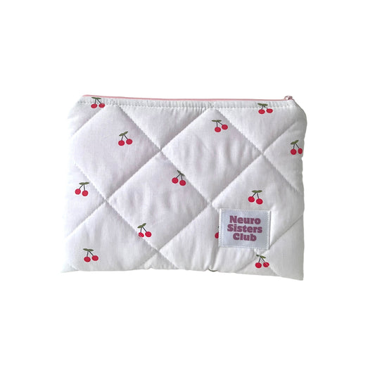 Pink cherry pouch