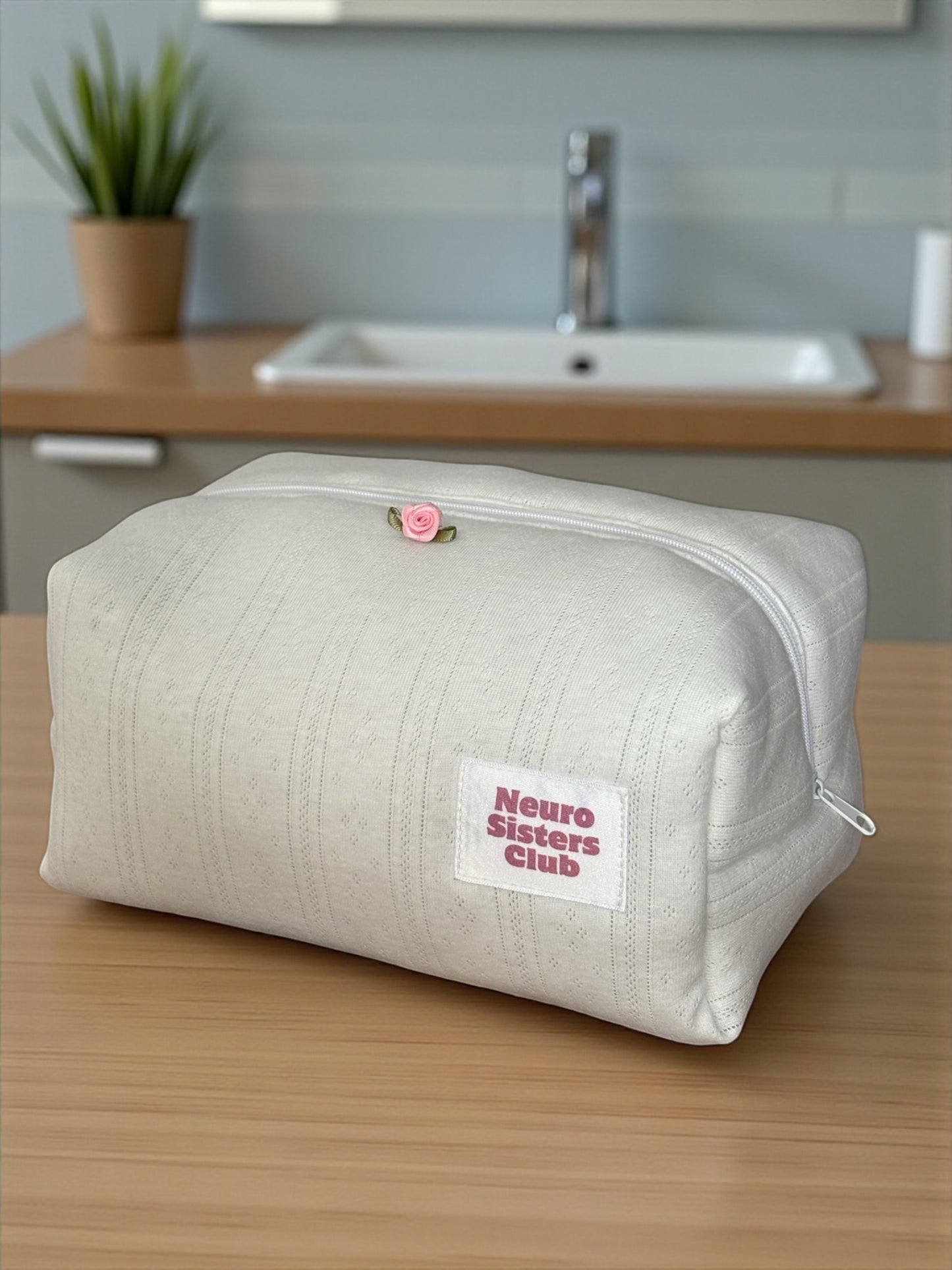 Trousse de toilette coton doux