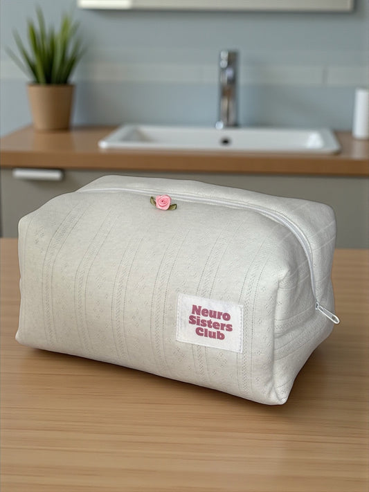 Trousse de toilette coton doux