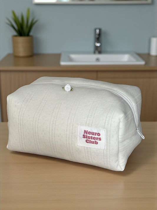 Trousse de toilette coton doux