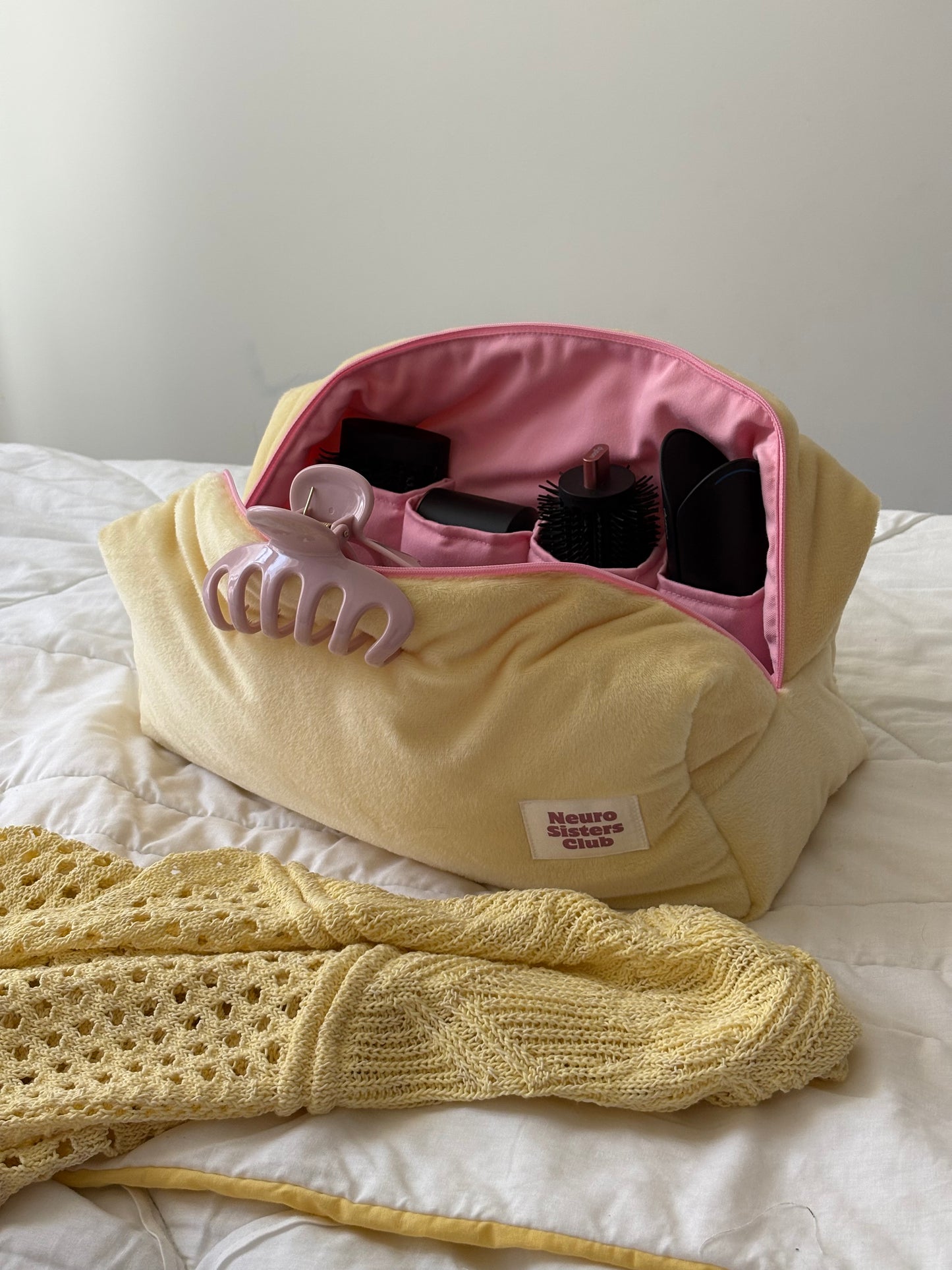 TROUSSE POUR DYSON AIRWRAP MINKY JAUNE