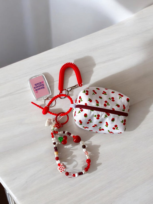 CHERRY BAG CHARMS