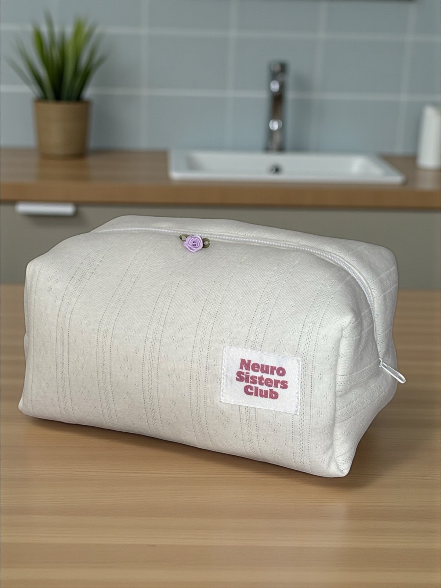 Trousse de toilette coton doux