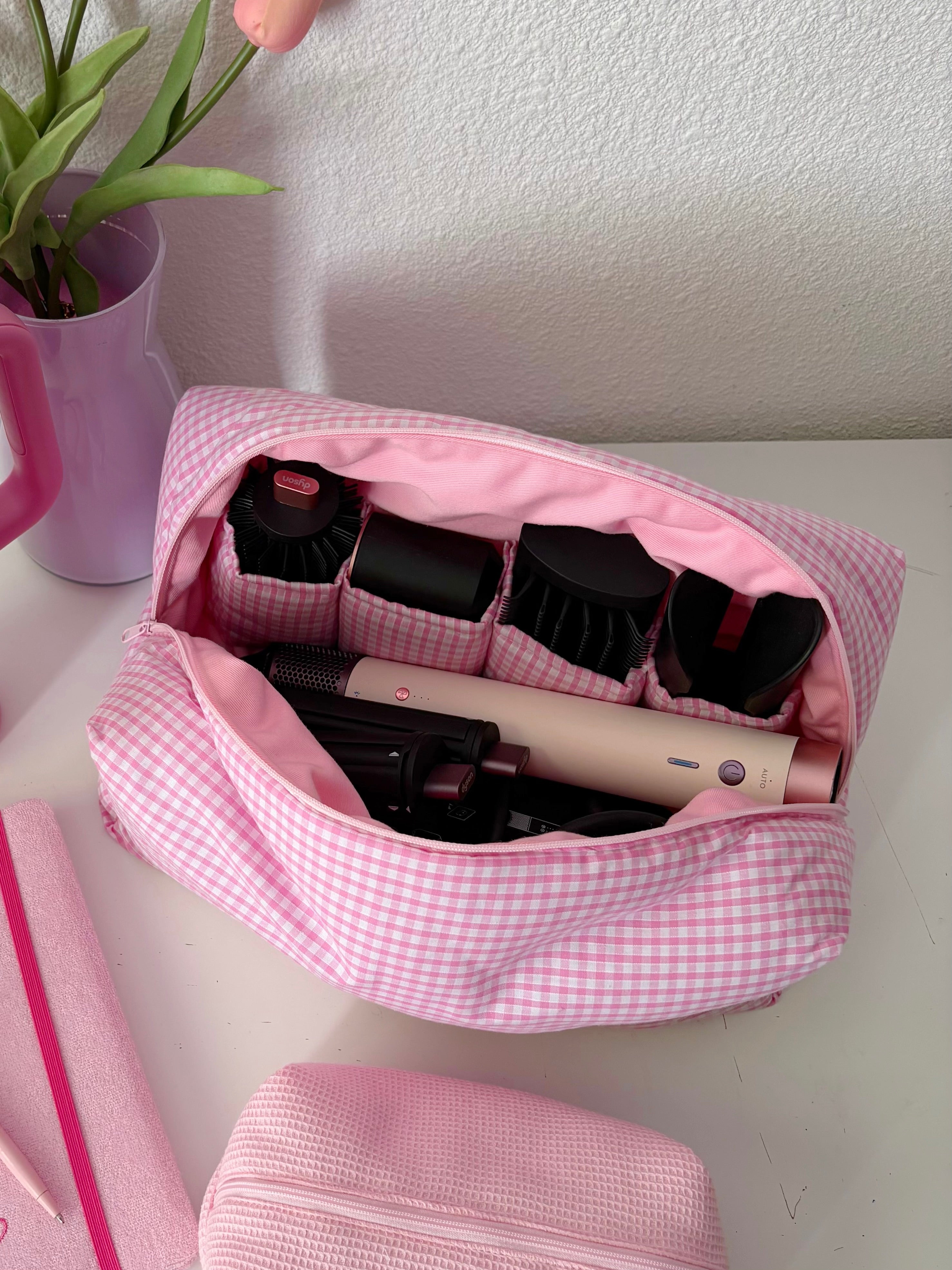 KIT FOR DYSON AIRWRAP GINGHAM PINK – neurosistersclub