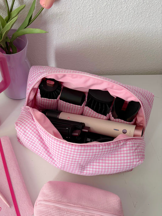 PRE COMMANDE TROUSSE POUR DYSON AIRWRAP VICHY ROSE