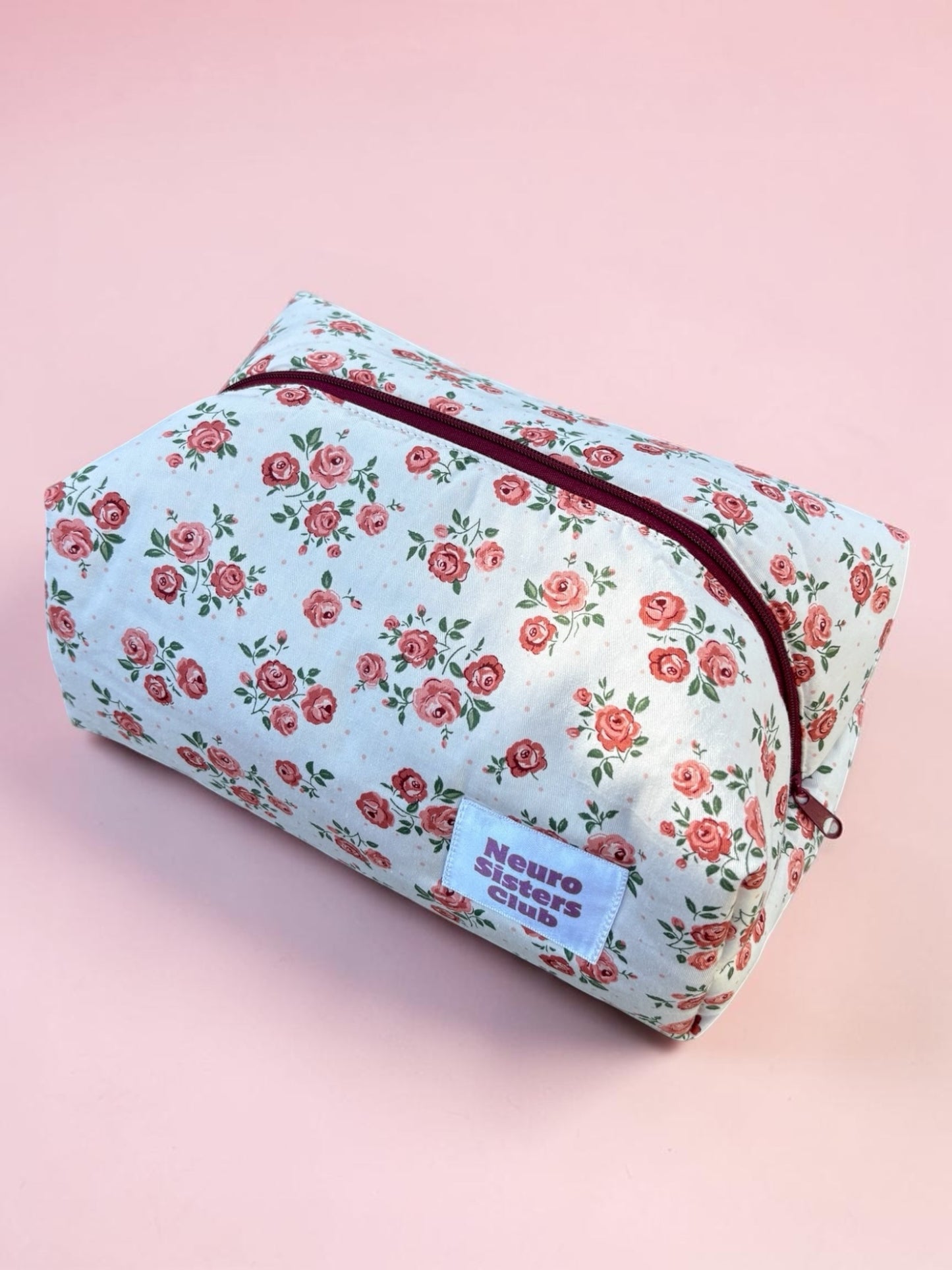 Trousse de toilette fleurs oranger