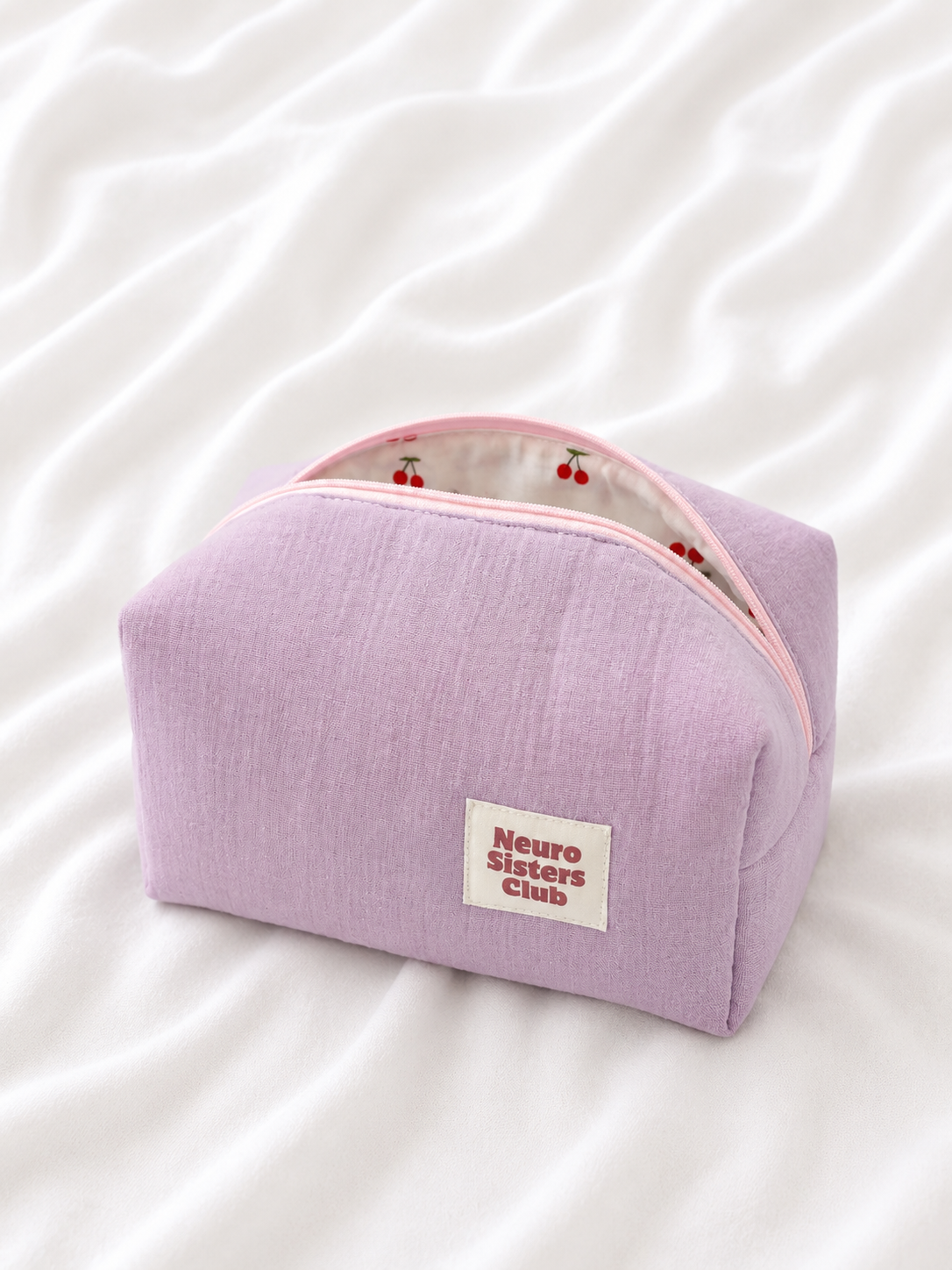 MAKE UP BAG DOUBLE GAZE LILA