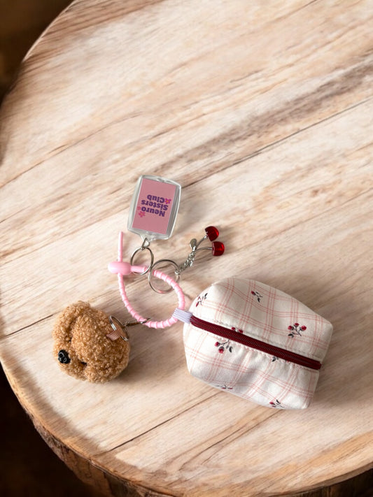 BAG CHARMS DOUDOU CHERRY